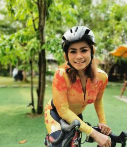 AUTUM LEAVES JERSEY ROAD BIKE AND BIB LEGGING SXB TYPE SULTAN LOO