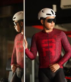 TECHNOLOGY BAR BAR SPARTAN RACE PRO SPEED SXB JERSEY ROAD BIKE (BURGUNDY) 