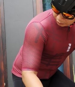 DARK RED SXB PRO DYNAMIC SHORT SLEEVE JERSEY ROAD BIKE
