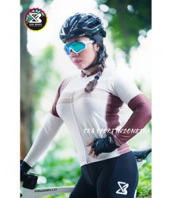 JERSEY ROAD BIKE SXB CREAMY LATTE TYPE SULTAN ELITE
