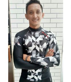 KAOS SXB ORIGAMI LENGAN PANJANG FULL PRINT COMPRESSION TIGHT