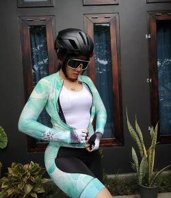 LEAF GREEN SXB ELITE ROAD BIKE JERSEY LONG SLEEVE