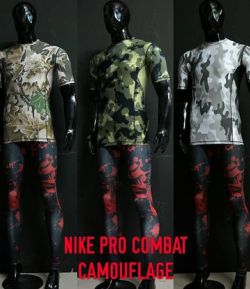 NIKE PRO COMBAT CAMOUFLAGE LENGAN PENDEK COMPRESSION TIGHT