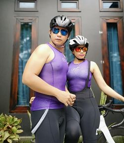 PURPLE BASELAYER TYPE PRO ROAD BIKE, MTB, SELLY dll