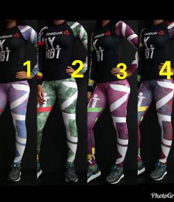 REEBOK BODY COMBAT LONG SLEEVE AND LEGGING SHAPING PRINT