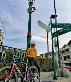 SOIA (SXB SPORT INDONESIA) BROWN BEIGE JERSEY ROAD BIKE