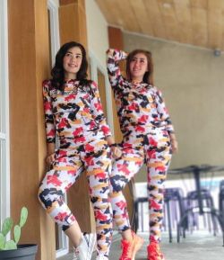 SXB ALLOVER PRINT SWEATSHIRT AND SPEEDPOCKET PANTS