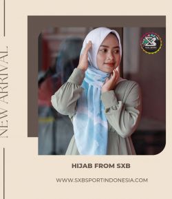 SXB BLUE ABSTRAK SCARF