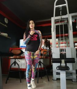 SXB CHEETA SKIN FULL COLOR LONG SLEEVE AND LEGGING (MOTIF PINK)