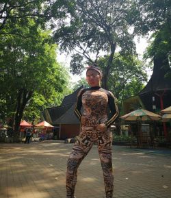 SXB CHEETA SKIN LONGSLEEVE AND LEGGING (COKLAT 2)