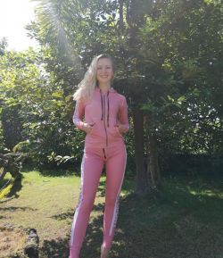 SXB DANCE SPORTY PINK JACKET HOODIE AND JOGGER