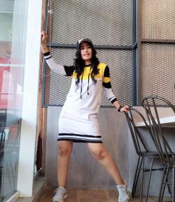 SXB FASHION ENERGETIC LONGSLEEVE HOODIE MINI DRESS AND LEGGING