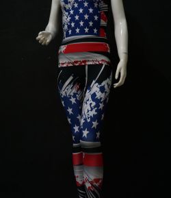 SXB FLAG ESSENTIAL PRINT TANK TOP AND LEGGING