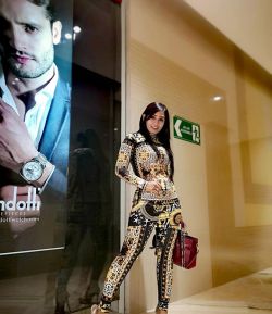 SXB GOLDEN GRAPHIC MINI DRESS AND LEGGING