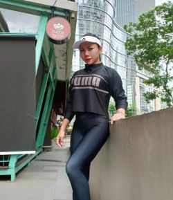 SXB NOVA PUMA BLACK PRINT FULL LONG SLEEVE AND LEGGING