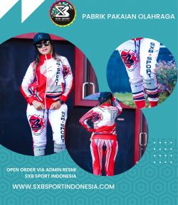 SXB RED WHITE ABVOLB JACKET AND JOGGER