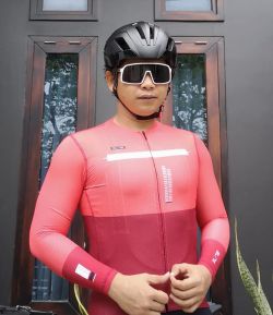 SXB SULTAN ELITE PACER SALMON ROAD BIKE JERSEY