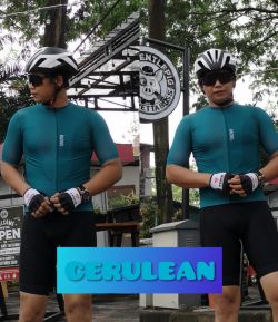 WARNA CERULEAN, SXB SULTAN BAONG ROAD BIKE JERSEY