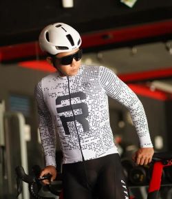 TECHNOLOGY BAR BAR SPARTAN RACE PRO SPEED SXB JERSEY ROAD BIKE (WHITE) 