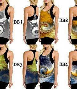 YOGA SXB DAYANG TANK TOP TWO TONE (DOUBLE BRA)